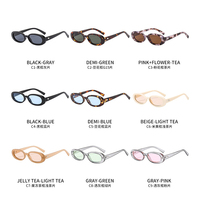 Lunettes de soleil à monture fine 2025 – Nouvelle tendance style urbain UV400 – Style influenceur Instagram – Pour les journées ensoleillées
