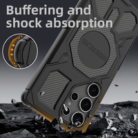 Coque de Protection de Luxe Anti-Choc et Ultra-Résistante pour Samsung S25 S24 Ultra S25+ S25 Edge