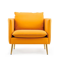 Einzelsofa Wohnzimmermöbel China Braunes Leder-Ecksofa-Set für Zuhause oder Büro