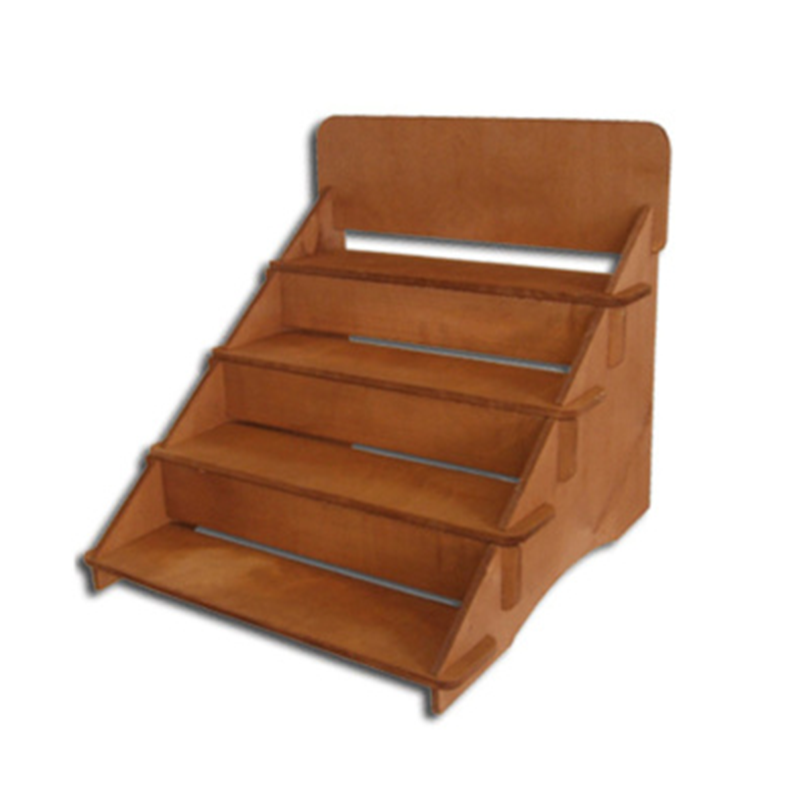 Apache Light Duty Customizable Plywood Perfume Display Rack for Supermarket Stores — view 5