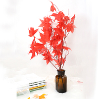 Feuillage d'automne en vrac, feuilles d'érable naturelles conservées, faites à la main, décorations de table pour Thanksgiving et mariage, éternelles et respectueuses de l'environnement