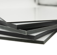 Panneau ACM Aluminium Composite 3D ACP 2mm 6mm Mat Blanc Gris Noir Imprimable