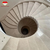 Dalles de marbre beige Stellata pas chères, grandes dalles, design moderne, surface polie, pour rebords de fenêtre, seuils, sols, escaliers, panneaux muraux