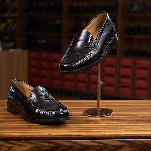 Mocasines de Cuero Genuino Elegantes y Modernos para Hombre, Zapatos de Punta Redonda de Marca Británica de Alta Gama para Boda - Product Image 2