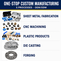 Service d'usinage CNC OEM : Composants mécaniques robustes pour plaques à bride, blocs de serrage fendus et composants de tournage et de fraisage composites