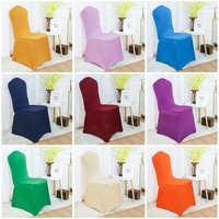 Housse de chaise pliante en spandex extensible, housse de chaise universelle ajustée, protection pour mariage