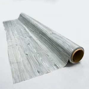 Novel design decorative lamination pvc films metallic