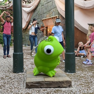 Phim hoạt hình động vật Thỏ mắt popping PVC Keychain Độ tuổi phạm vi 5 đến 7 năm khuyến mại bóp đồ chơi cho <span class=keywords><strong>Key</strong></span> tập tin đính kèm - Product Image 3