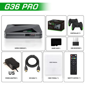 Sıcak satış süper konsol G36 Pro Retro <span class=keywords><strong>Video</strong></span> oyunu konsolu 256GB PS1 için 120000 + oyunlar/GBA/MD/CPS Gamepad ile çocuk hediye Gam - Product Image 3