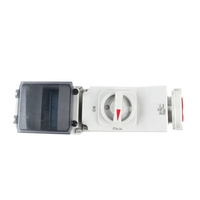 Prise industrielle étanche IP67 avec verrouillage double et rail de guidage standard DIN 16A 32A 3 broches 4 broches 5 broches