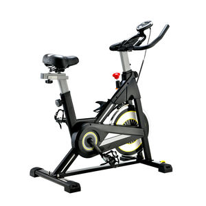Bicicleta de <span class=keywords><strong>Spinning</strong></span> para Cardio en Casa, con Volante Silencioso, <span class=keywords><strong>Stages</strong></span> Happy Gym, American Gym, Equipo de Ejercicio para Fitness en Casa, Fabricada en EE. UU. - Product Image 2