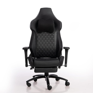 <span class=keywords><strong>Chaise</strong></span> de jeu durable noire avec logo, grande taille, Pro Silla Gaming, entièrement en cuir PU de qualité supérieure, multifonctionnelle, avec accoudoirs réglables 4D - Product Image 2