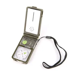 Outdoor Survival Camping Hiking Compass Tool Kit Combination Compass Kit 10-in-1 Multi-Function