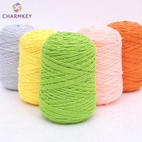 Fil fantaisie 100% acrylique 8 brins, teint en fil, cône de 400g pour pistolet de tufting, fabrication de tapis et de moquettes, tricot et couture