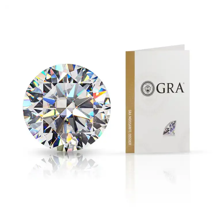 1ct 1.5ct 2ct 3ct Gepolijst Diamant F Kleur Vs1 Helderheid Ideaal Gesneden Ronde Lab Gekweekte Cvd Diamant