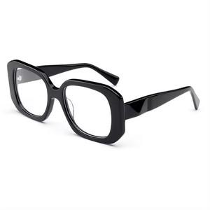 Lunettes <span class=keywords><strong>de</strong></span> <span class=keywords><strong>vue</strong></span> carrées vintage tendance, monture optique <span class=keywords><strong>de</strong></span> créateur faite à la main en acétate durable pour femme, lunettes <span class=keywords><strong>de</strong></span> mode - Product Image 4