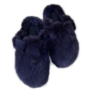Ciabatte di Lusso in Vera Pelliccia di <span class=keywords><strong>Visone</strong></span> per Donna, Stile New York Trendy, 100% Pelliccia Naturale - Product Image 6