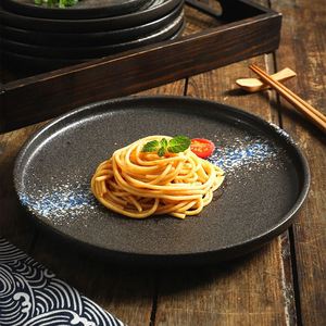 Hot Sale Eco-Friendly 8" 10" Japanese Style Porcelain Dinner <b>Plates</b> for Home Restaurant Salad Steak - Product Image 4