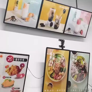 Customized Rectangle <b>A3</b> A4 Tempered Glass Ultra Slim Poster <b>Frame</b> Snap Light Box for KFC Cafe Desktop Advertising - Product Image 6
