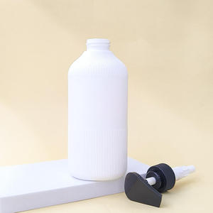 Bouteilles de gel douche/shampooing en plastique PET vides de 16 oz (500 ml), blanches, brunes, noires, rechargeables, avec pompe à lotion, distributeur de savon - Product Image 3