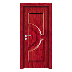 Puertas de madera MDF personalizadas Puertas de madera de melamina modernas Villa Dormitorios Habitaciones Puertas de madera - Product Image 4