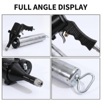 Pistola de Engrase Neumática de Gran Capacidad al por Mayor con Múltiples Boquillas, Juego de Herramientas Manuales para Lubricación de Maquinaria Automotriz