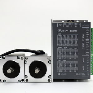 Lichuan động cơ bước kép trục CNC Kit 5.6a DC24V-50V 2 trục 2 giai đoạn NEMA 24 Stepper điều khiển động cơ Kit MC556-2A + lc60hs65 - Product Image 2