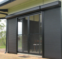 Fenêtre à Volet Roulant en Aluminium TOMA, Design Tendance, Portes Coulissantes en Aluminium, Stores Roulants en Alliage d'Aluminium Dream