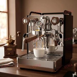 เครื่องชงกาแฟเอสเพรสโซ่ E61 ระดับไฮเอนด์, สแตนเลสสตีลและด้ามจับไม้, เกจวัดคู่, ไอน้ำ/น้ำร้อน, ใช้ได้ทั้งในบ้านและเชิงพาณิชย์ - Product Image 6