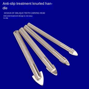 Jeu de forets électriques en alliage spécial céramique verre béton 3mm/8mm Tuile en acier au carbone Triangle ouvre-trou 6mm - Product Image 5