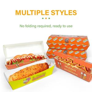 Boîte à sandwich de qualité supérieure, emballage alimentaire en kraft pour la livraison à emporter et la restauration rapide, disponible à la vente - Product Image 2