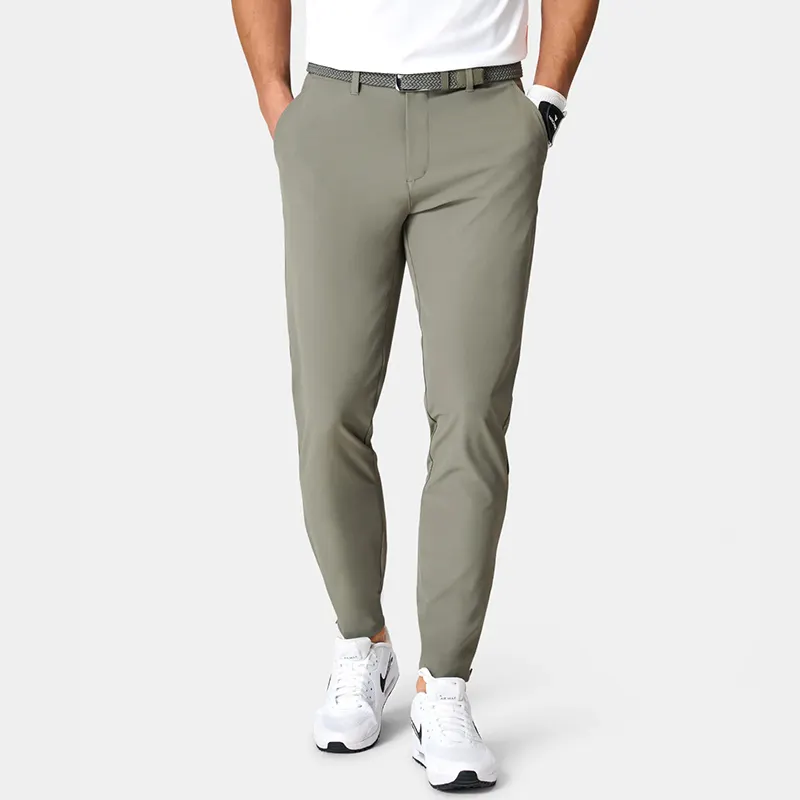 Benutzer definiertes Logo 88% Polyester 12% Elasthan Golf bekleidung Herren hose Slim Fit Stretch Stoff Herren Golf Jogger
