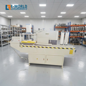 Máquina Fresadora de Aluminio Eworld Automática con Control PLC, 220V/380V, Motor de 6.6kW, para Sellado de Marcos de Puertas y Ventanas en la Construcción - Product Image 3
