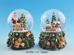 Artesanía <span class=keywords><strong>de</strong></span> resina Papá Noel Árbol <span class=keywords><strong>de</strong></span> Navidad Bola <span class=keywords><strong>de</strong></span> cristal Adecuado Hogar Regalo <span class=keywords><strong>de</strong></span> Navidad para niños - Product Image 2