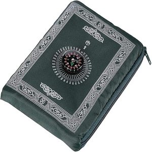 Tapis de <span class=keywords><strong>prière</strong></span> de voyage avec <span class=keywords><strong>boussole</strong></span>, format de poche, tapis de <span class=keywords><strong>prière</strong></span> portable, <span class=keywords><strong>boussole</strong></span> Qibla avec livret, tapis de <span class=keywords><strong>prière</strong></span> de poche imperméable - Product Image 6