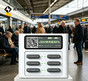 Station de charge rapide pour smartphones avec 6 emplacements, spécialement conçue pour l'Afrique, personnalisable - Product Image 6