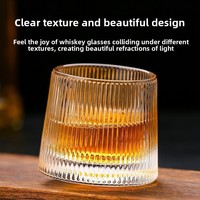 Verre à whisky, verre à liqueur, verre à bière, verre rotatif à carreaux pour usage domestique, verre shaker, verre à liqueur de bar, verre tumbler