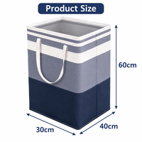 Panier à linge pliable en tissu, corbeille à linge pliable, organisateur de rangement pour vêtements sales pour chambre et salle de bain, vente en gros