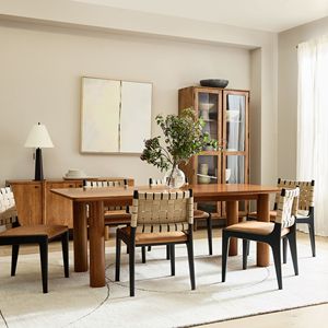 Set da pranzo moderno da esterno a 6 posti con tavolo e sedie in stile turco, prodotto in Cina, tavolo e sedie <span class=keywords><strong>per</strong></span> sala da pranzo - Product Image 1