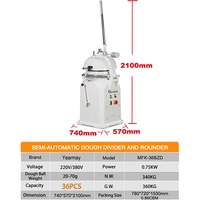 Machine automatique de division et de façonnage de la pâte à pizza, diviseuse de pâte à pain, diviseuse de pâte à biscuits, diviseuse de pâte à découper au fil