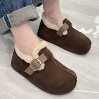 Chaussures à semelle épaisse de style Jiu Jingwei, mules fermées à enfiler, sandales décontractées pour femmes
