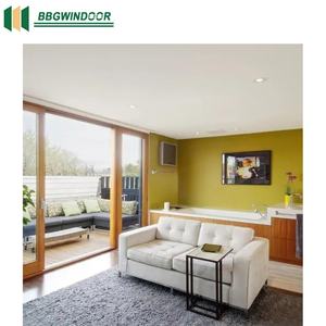 루크리빙 알루미늄 클래드 우드 리프트 및 슬라이딩 알루미늄 클래드 우드 도어 (주택용) 독일산 하드웨어 포함 - Product Image 5