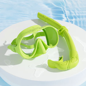 Zmz หน้ากากดำน้ำดำน้ำดำน้ำดำน้ำแบบกำหนดเองสายรัดซิลิโคนกระจกนิรภัยชุดแว่นตาดำน้ำสำหรับผู้ใหญ่ - Product Image 2