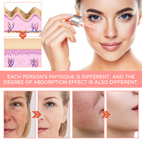 Label privé meilleur vendeur 5 en 1 naturel organique végétalien éclaircissant blanchissant acide hyaluronique visage vitamine c sérum de soin de la peau d