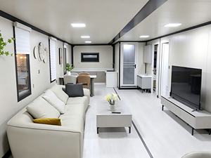 Casa Contenedor Apilable <span class=keywords><strong>de</strong></span> 2 Pisos, Lujosa, Prefabricada, <span class=keywords><strong>de</strong></span> Acero, para Oficina, Vivienda Temporal, Resistente al Viento - Product Image 3