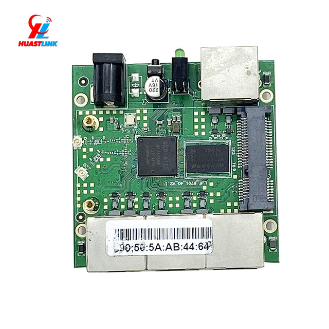 Industrial 12V 4G LTE WiFi Router PCBA Board OpenWRT 300Mbps MTK7628 128MB RAM 16MB Flash 6x6cm SIM Card Slot