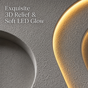 LED Minimalistische Geometrische Leinwand-Wandkunst Moderne Wohnzimmer-Bilderrahmen Große Hängende Gemälde - Product Image 4