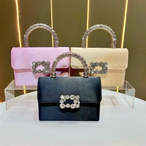 New Diamond-encrusted Women's Square Crossbody Bag <b>Small</b> -style High-end Light Luxury <b>Handbag</b> Chain for Tanjing - Product Image 4