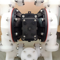 Pompe à double diaphragme pneumatique Sandpiper S1FB3P2PPUS000, sortie 1 pouce (25 mm), diaphragme PTFE, corps PP, pompe chimique