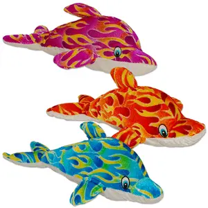 Conjunto de animales de peluche con diseño personalizado, animales de peluche, tiburón, Delfín, perro pug